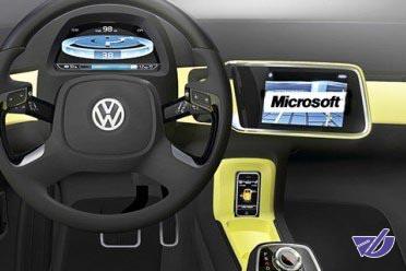 همکاری فولکسواگن با مایکروسافت برای تولید خودروهای هوشمند