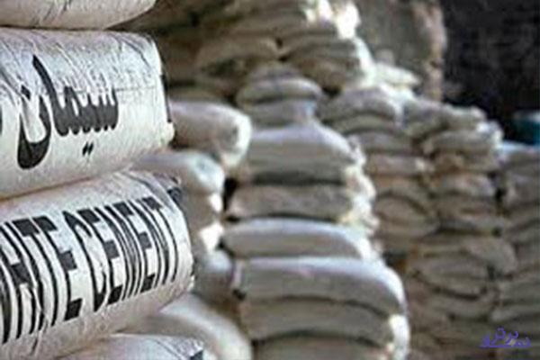 یک میلیون و ۱۱۷ هزار تن سیمان روی تابلو می‌رود