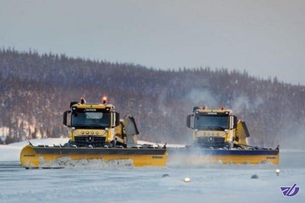 پاکسازی باند فرودگاه با برف‌روب خودران کنترل از راه دور