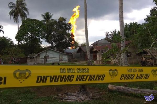 حریق چاه نفت در اندونزی ۵۰ کشته و زخمی بهجا گذاشت