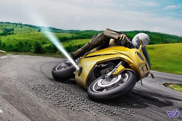 جلوگیری از افتادن موتورسواران با استفاده از تکنولوژی جدید بوش!